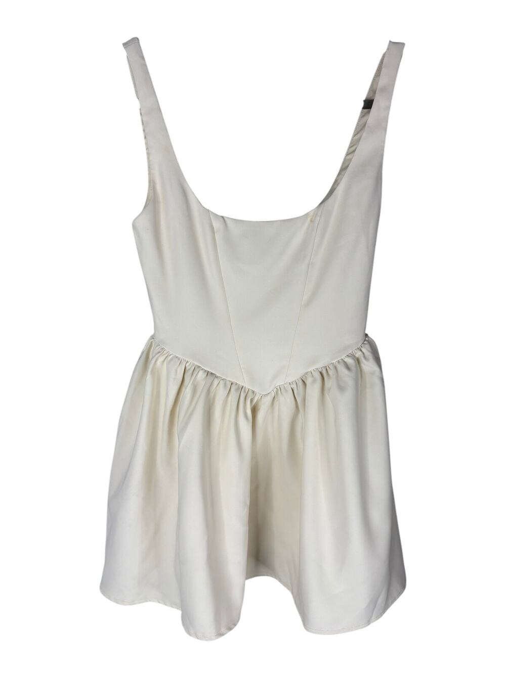 More To Come Babydoll Mini Dress Drop Waist Party Cocktail Hoco Bridal Preppy XS